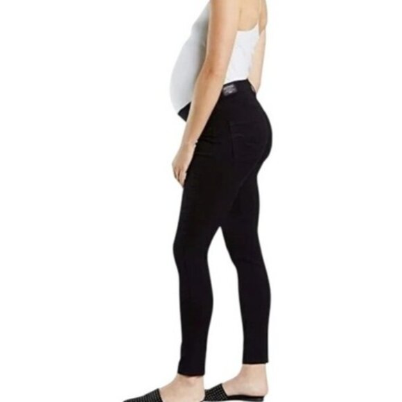(5 for $25) Levi's Baby Bump Skinny Jeans in Washed Black Size Large - Picture 1 of 7